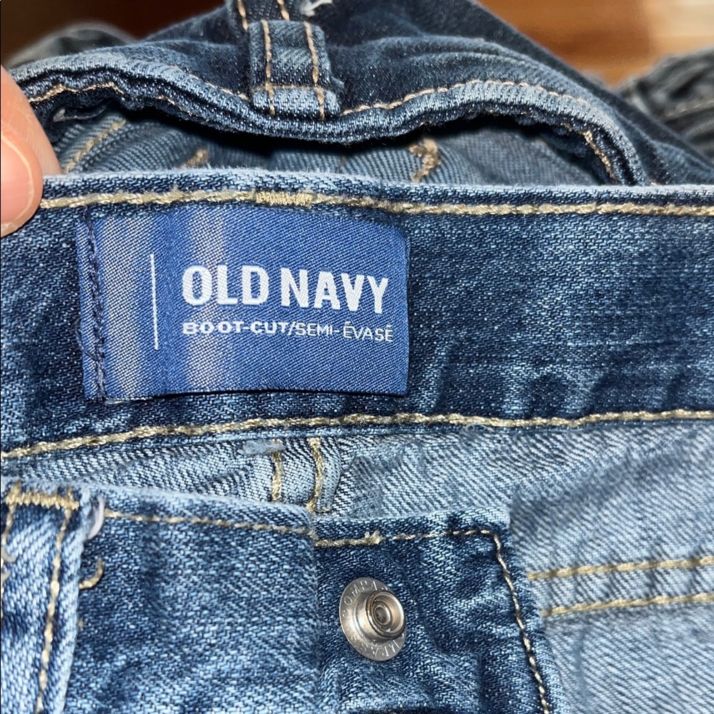 Sonoma, Old navy, & Cherokee girls Blue and Embroidered Jeans Trio - Picture 9 of 12